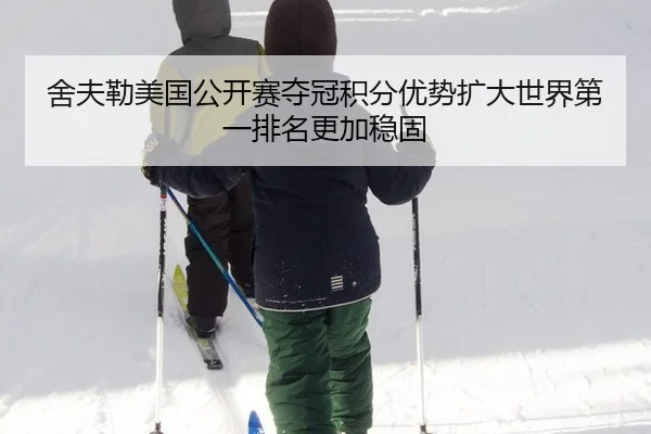 舍夫勒美国公开赛夺冠积分优势扩大世界第一排名更加稳固